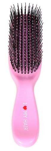 Парикмахерская щетка I LOVE MY HAIR 1501S розовая матовая - фото 11594
