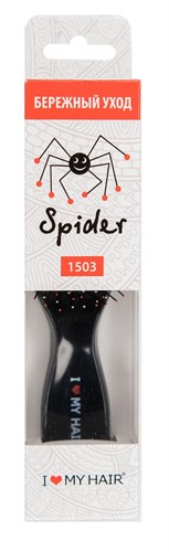 Щетка ILMH "Spider Classic" 1503 черная глянцевая S - фото 12463